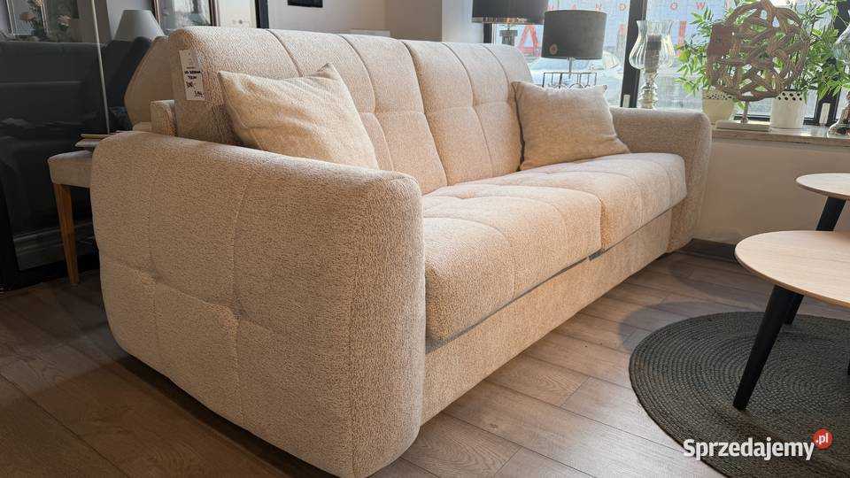 Sofa z funkcją spania codziennego szerokość z