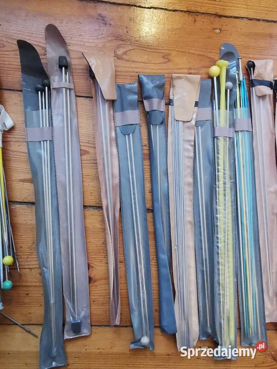 Druty dziewiarskie różne PRL Lębork