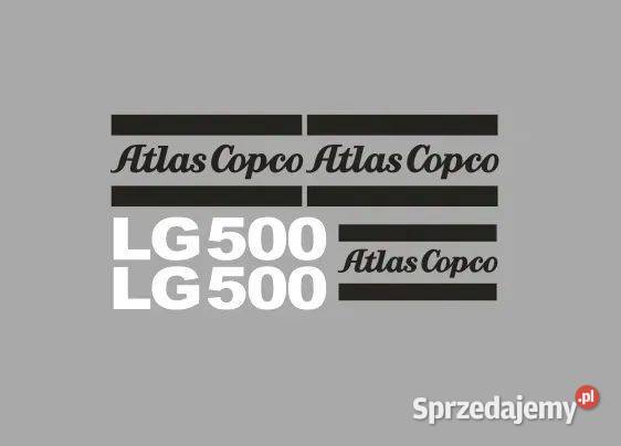 Naklejki oklejenie ATLAS COPCO LG500 Zamiennik Karoseria