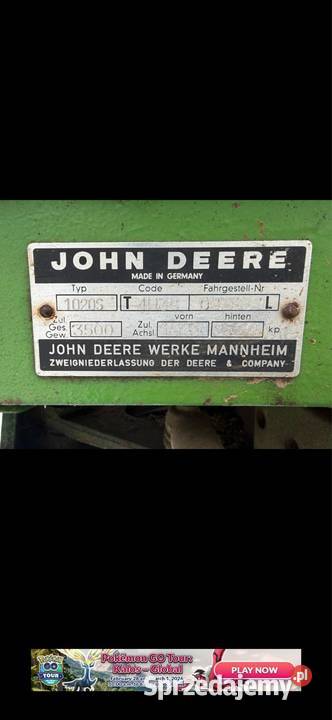 John Deere 1020S Nie UrsusZetorClass opolskie