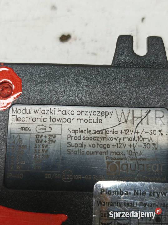 MODUŁ HAKA HOLOWNICZEGO WH1R 10R033232 Ford