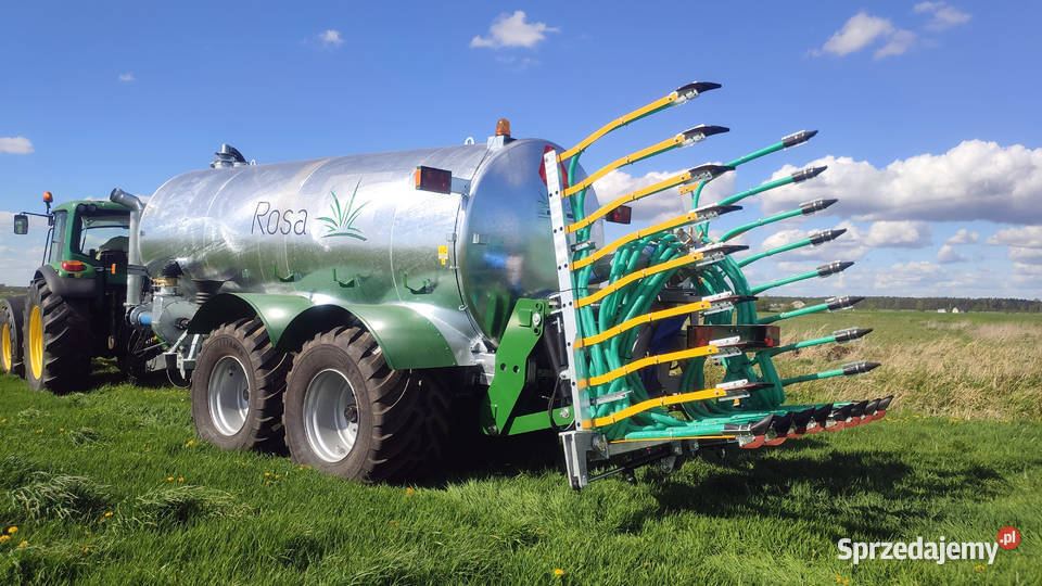 Wóz asenizacyjny ROSA 14R2 14000 litrów tandem Goliaty