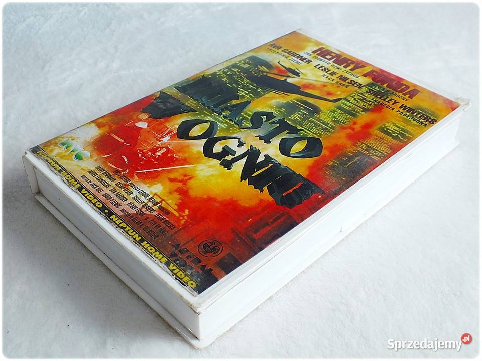 Kaseta VHS Miasto w Ogniu Henry Fonda Film na Żary