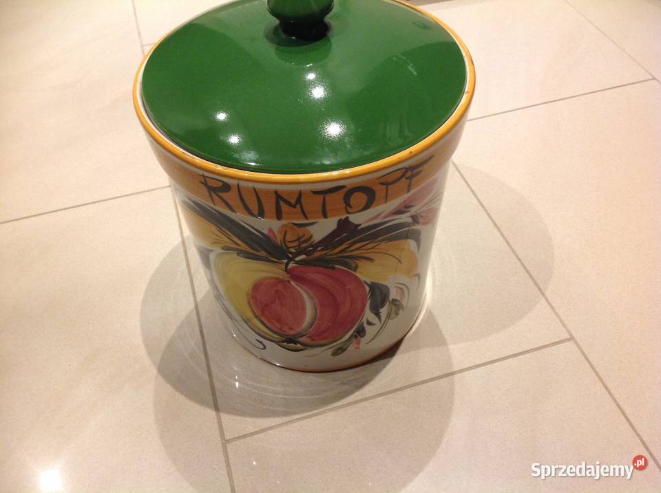 RUMTOPF GARNEK CERAMICZNY Ręcznie malowany Nowa Sól sprzedam