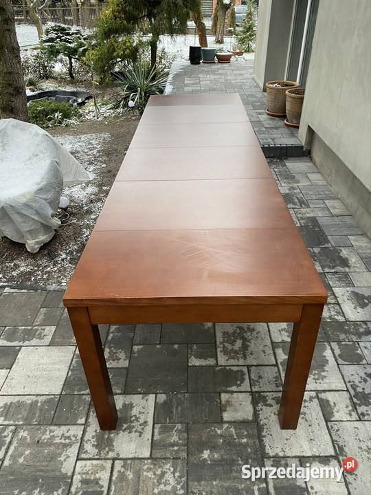 Solidny stół rozkładany firma Miro brązowy 3 lubelskie Chełm sprzedam
