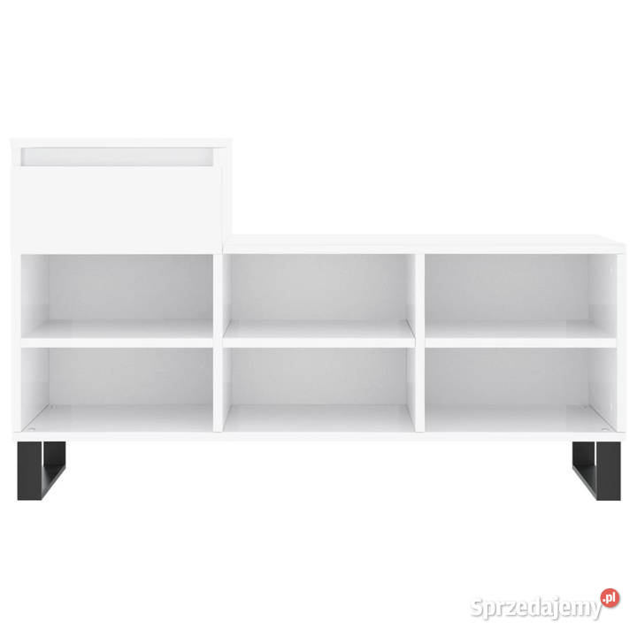 Szafka na buty wysoki połysk biała 102x36x60 Warszawa