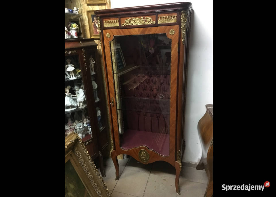 Witryna Gablora Ludwik bogato zdobiona Dobrzany sprzedam