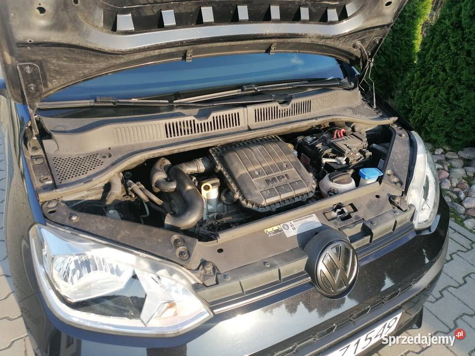 Vw up 2017 czarny wlkp światła LED wielkopolskie Podrzecze