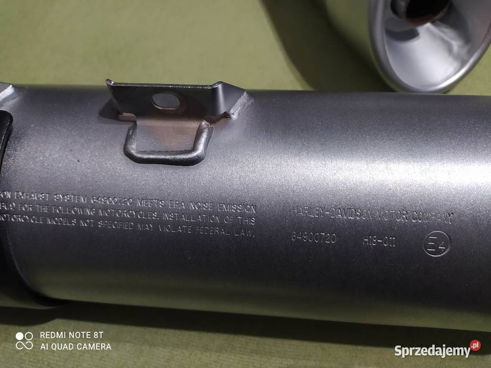 HARLEY FAT BOB FXFB HD TŁUMIK WYDECH PN64900720 Luboszyce sprzedam