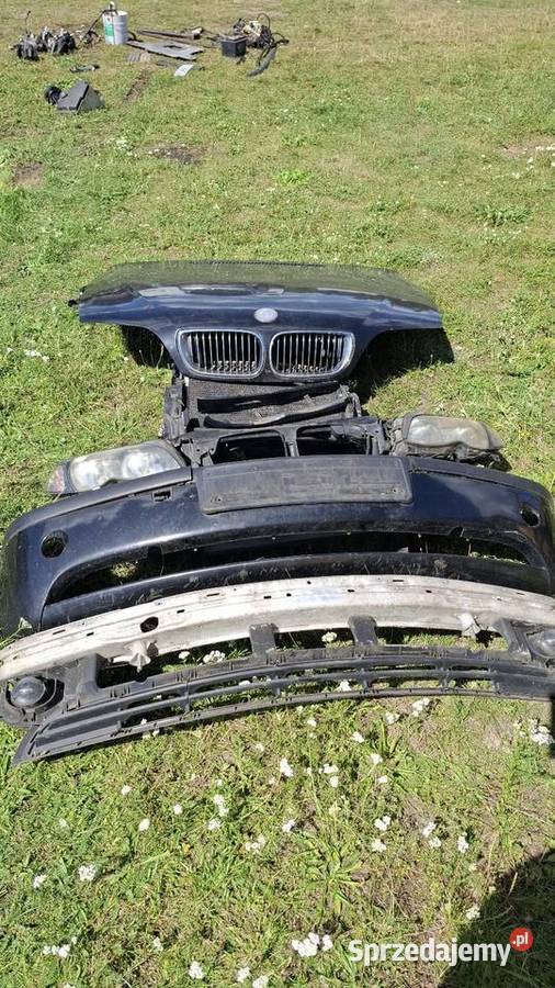 Przód BMW e46 maska zderzak chłodnice lampy mazowieckie Sadowne