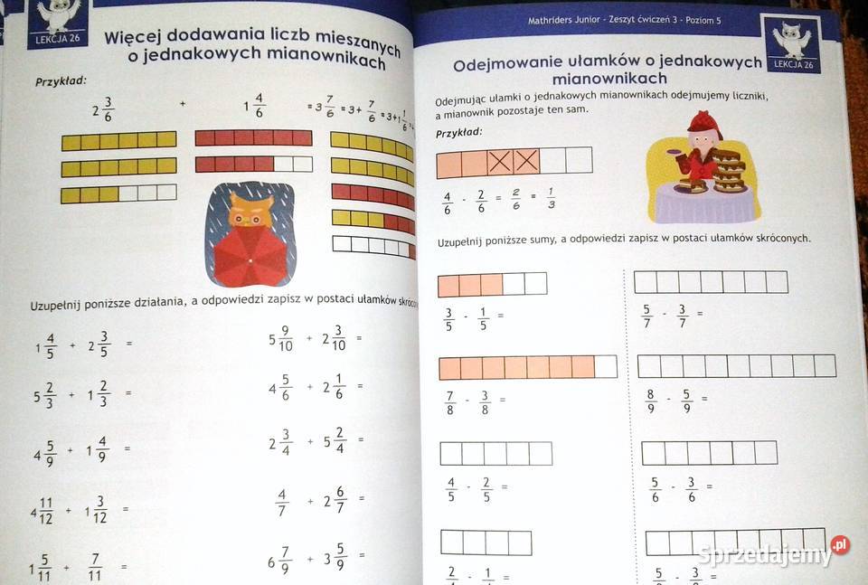 MathRiders Junior Poziom 5 Zeszyt ćwiczeń 3 lubelskie Chełm