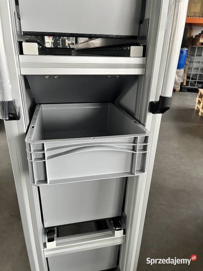 Regał przepływowy FIFO w obudowie 20x Euro małopolskie Niedomice