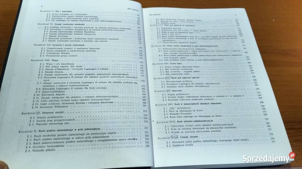 Mechanika klasyczna punktu materialnego i bryły fizyka sprzedam