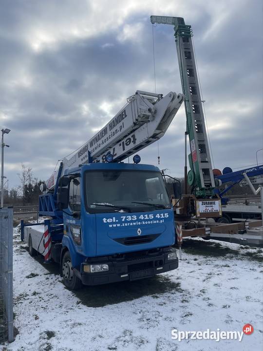 Żuraw Ciesielski dźwig dekarski Klaas K 301000 nie Kiełczewo