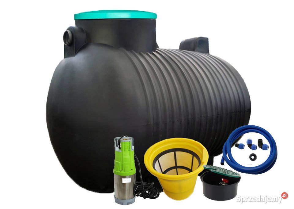 ZBIORNIK NA DESZCZÓWKĘ 3000L ZESTAW Z POMPĄ Moja Zielona Góra sprzedam