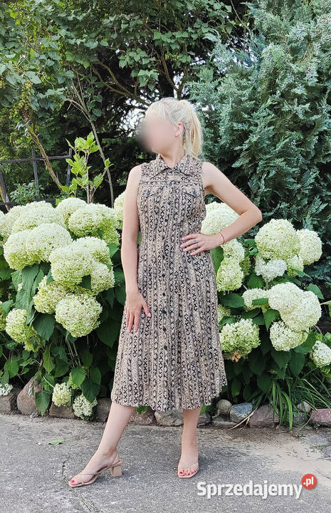 Vintage sukienka lata 90 boho S 36 Katies retro Szczecin