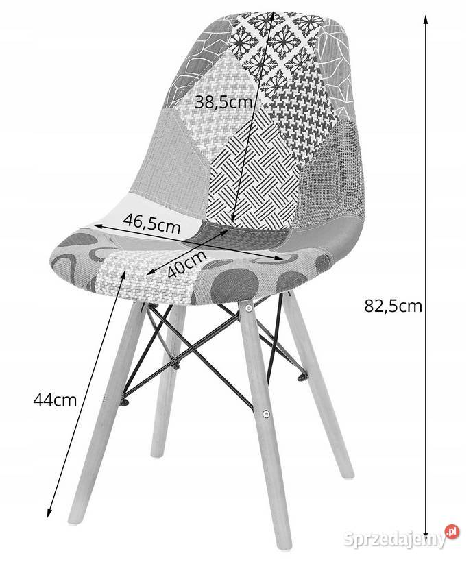 Krzesło Patchwork DSW salon kuchnia jadalnia