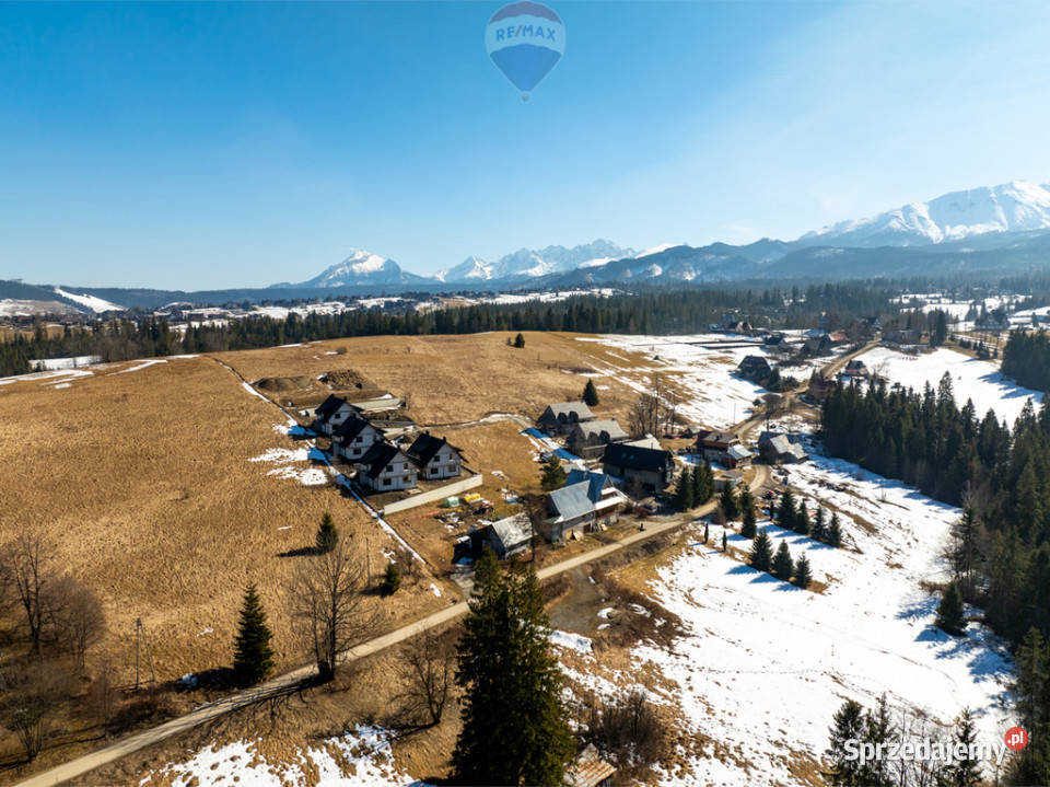 Działka budowlana Zakopane widok spokojna