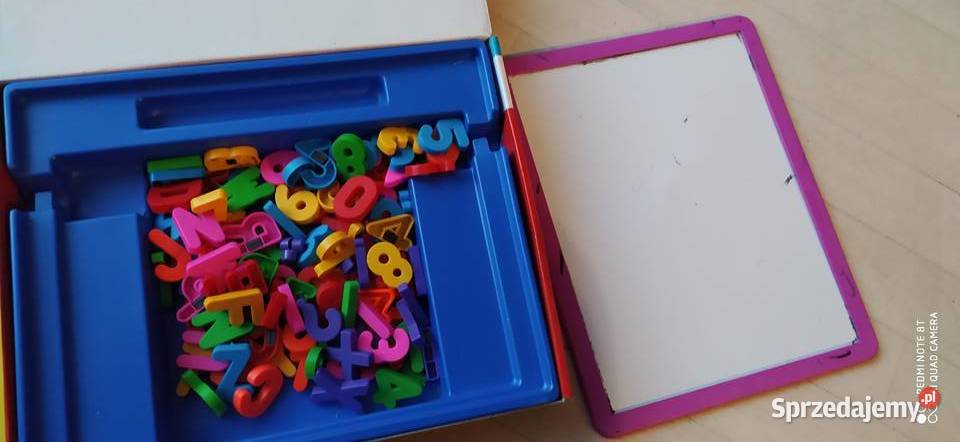 cyferki literki zabawka edukacyjna magnetyczne