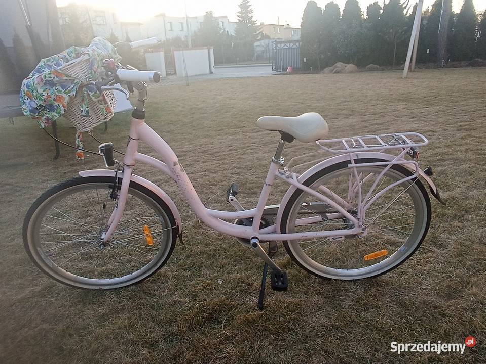Rower miejski storm 26 różowy Miejskie Śrem