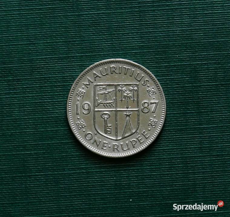 MAURITIUS 1 rupia 1987