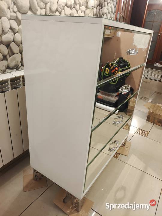 Komoda Wysoki Połysk 4 szuflady 80 Glamour 80cm małopolskie Nowy Sącz