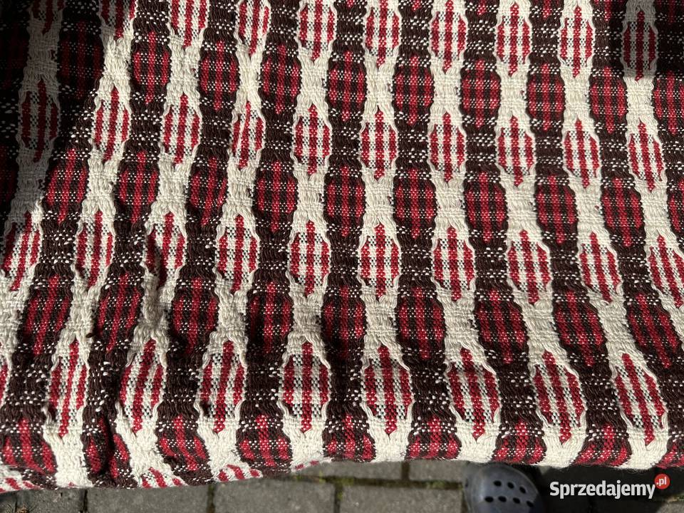narzuta wełniana nowa dwustronna łódzkie Łęczyca sprzedam