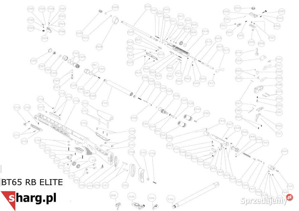 Lufa wiatrówka PCP Hatsan BT65 AT44 LONG