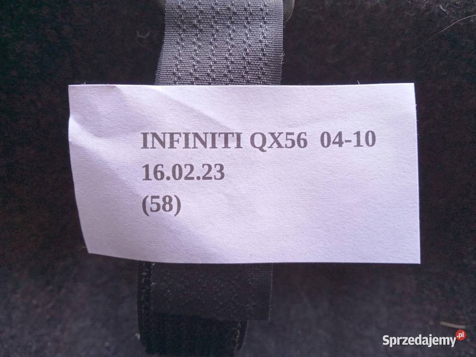 SCHOWEK W PODŁODZE BAGAŻNIKA INFINITI QX56 Nowy Tomyśl