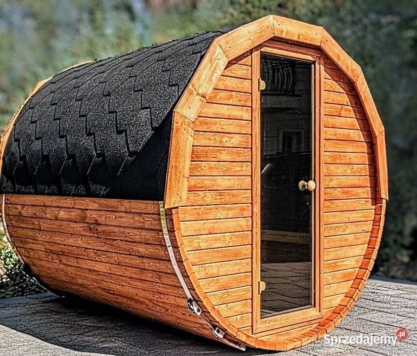 Sauny fińskie w krztałcie bali kwadratu Balie z Syców