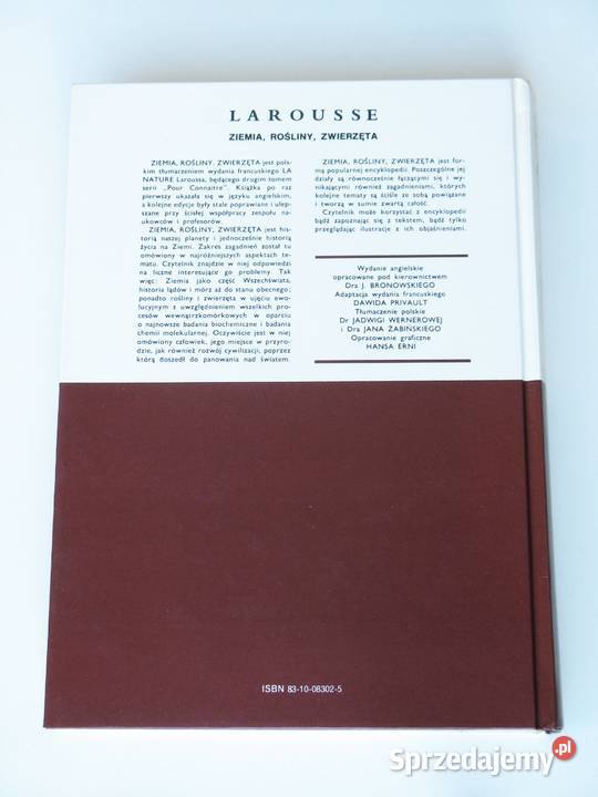 Larousse Ziemia Rośliny Zwierzęta Kraków