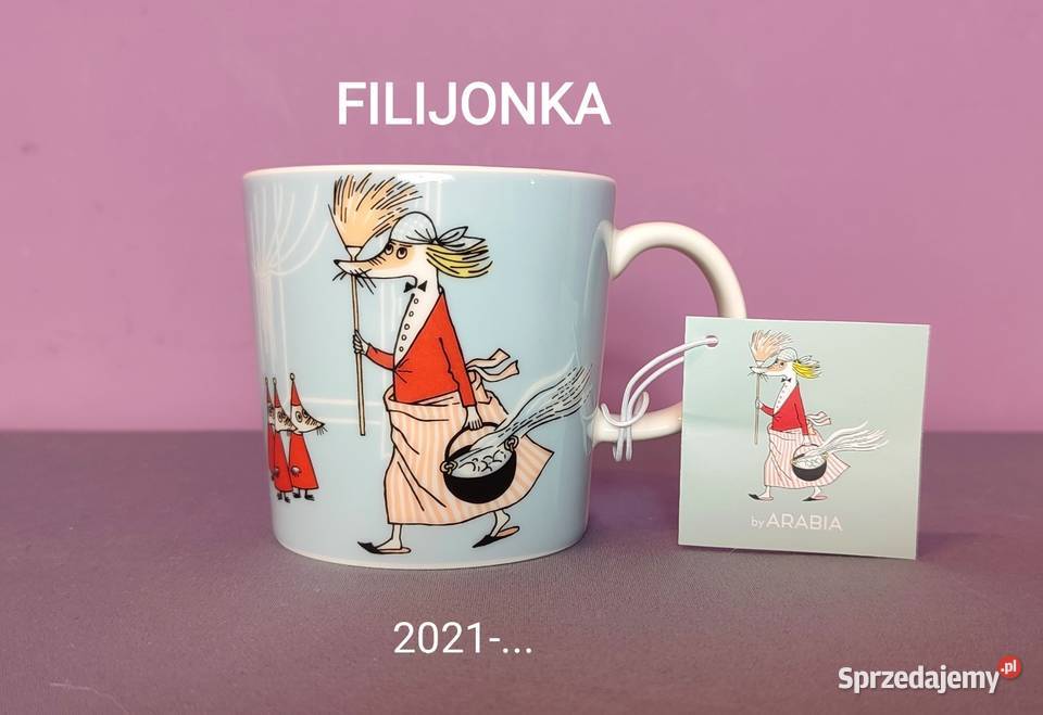 MUMINKI kubek Moomin Arabia Finland FILIJONKA Jasień