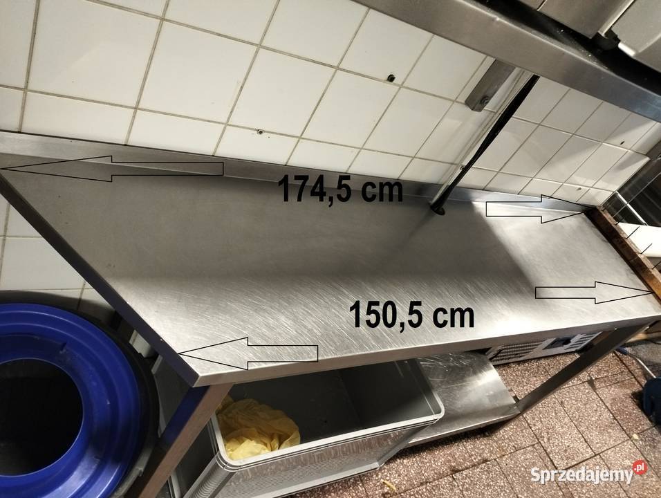 Stół gastronomiczny ze stali nierdzewnej Słupia Kapitulna