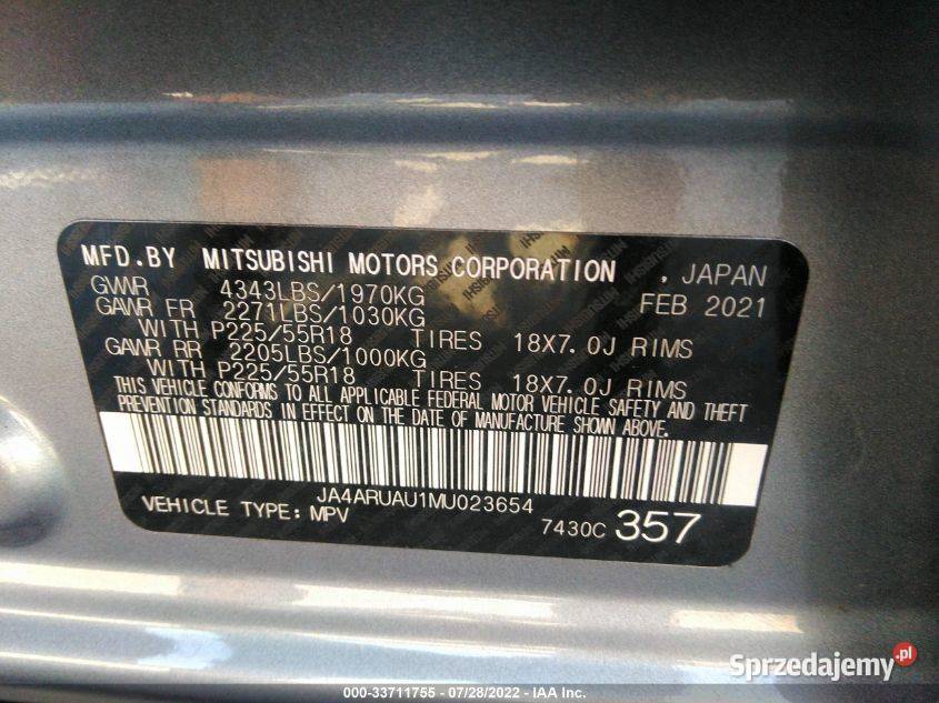 Mitsubishi ASXOutlander Sport Bydgoszcz