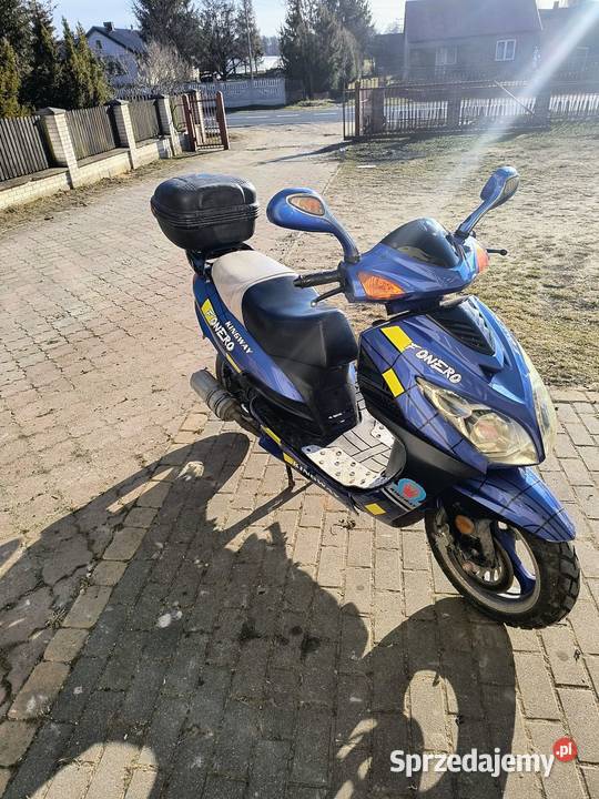 Skuter Kingway 50 czterosuwowy lubelskie Stoczek Łukowski