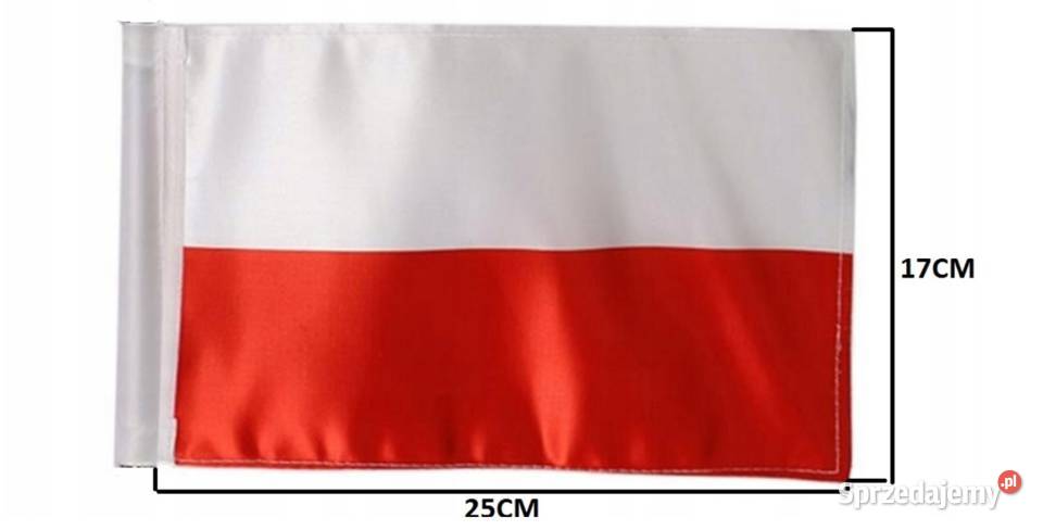 Flaga motocyklowa Polska do masztu śląskie Sosnowiec