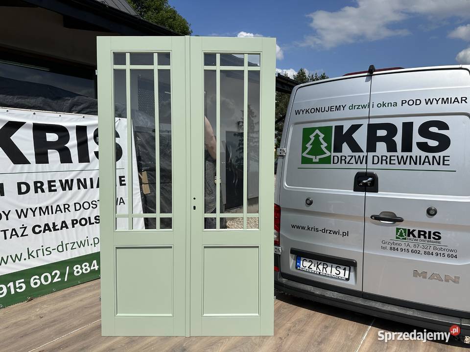 Drzwi dwuskrzydłowe drewniane HAMPTON NA KAŻDY sprzedam