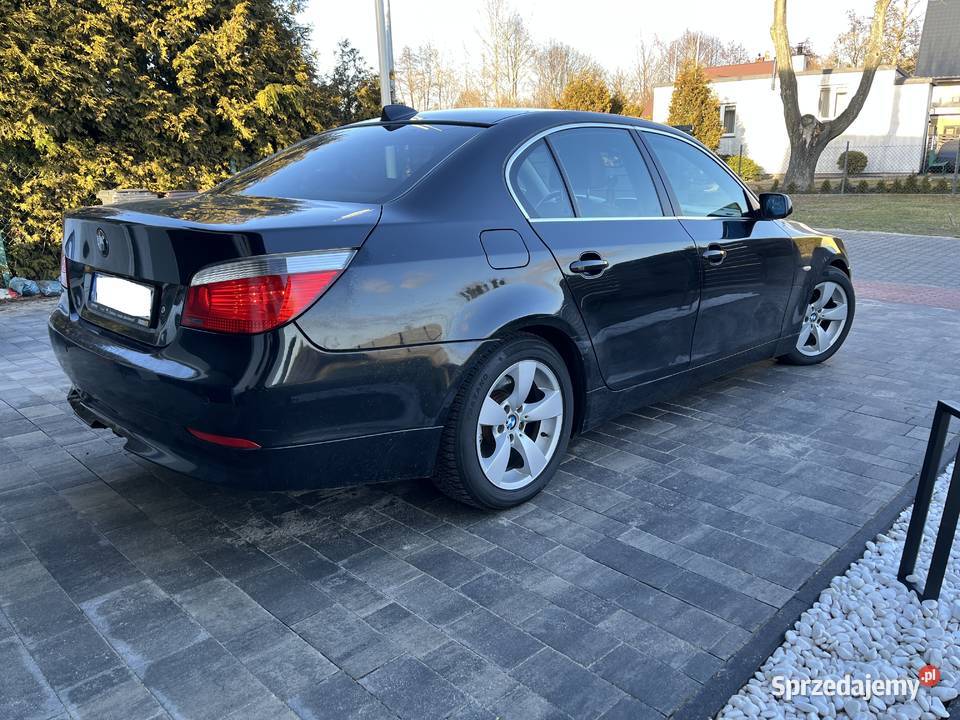 BMW E60 30D Automat Czarna Sedan Zadbana Toruń