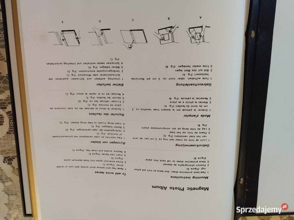 album na zdjęcia magnetyczny