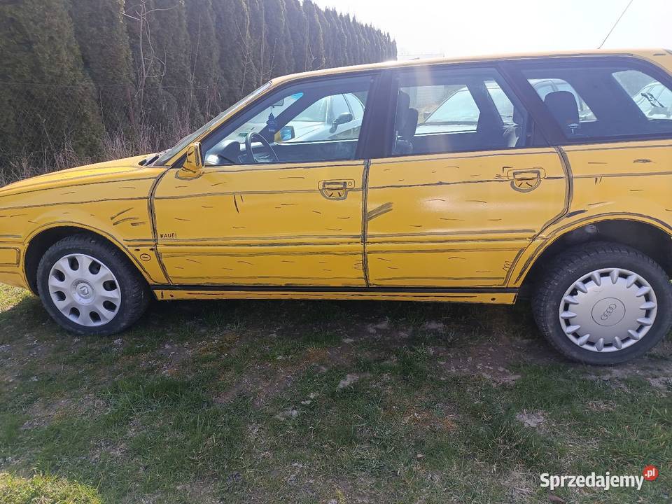 Audi 80 welurowa tapicerka