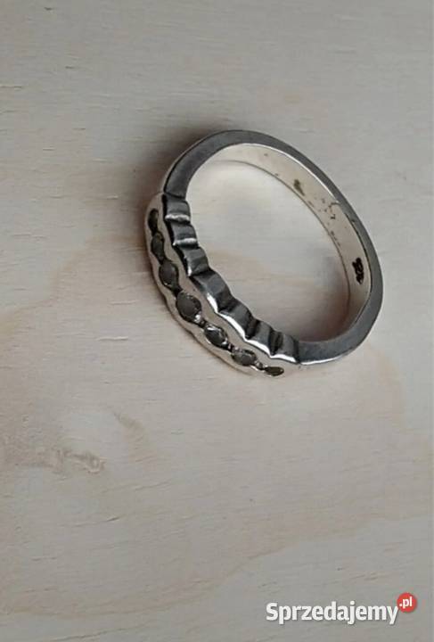Pierścionek srebro 925 159mm mały Pierścionki śląskie Cieszyn sprzedam