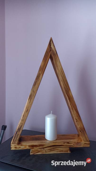 Choinka drewniana choinki ozdoba świąteczna inny kolor