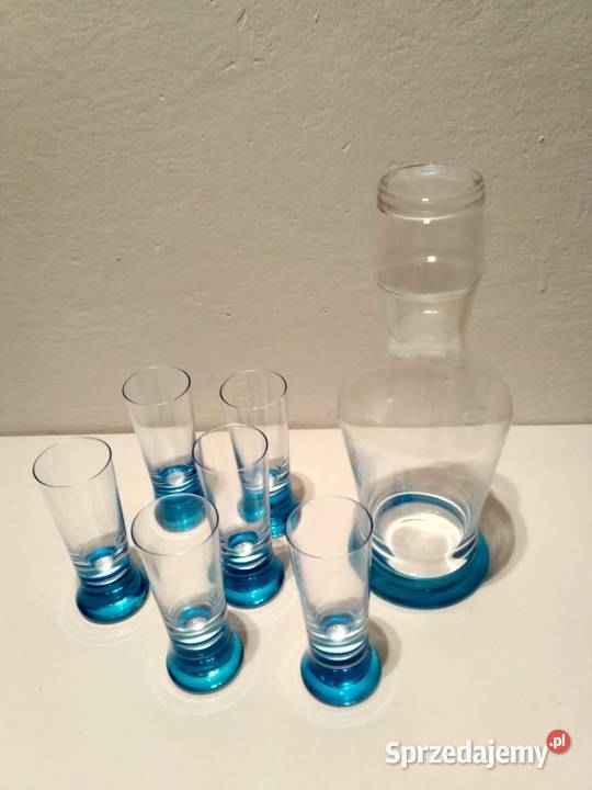nowy zestaw karafka kieliszki Bohemia Crystal