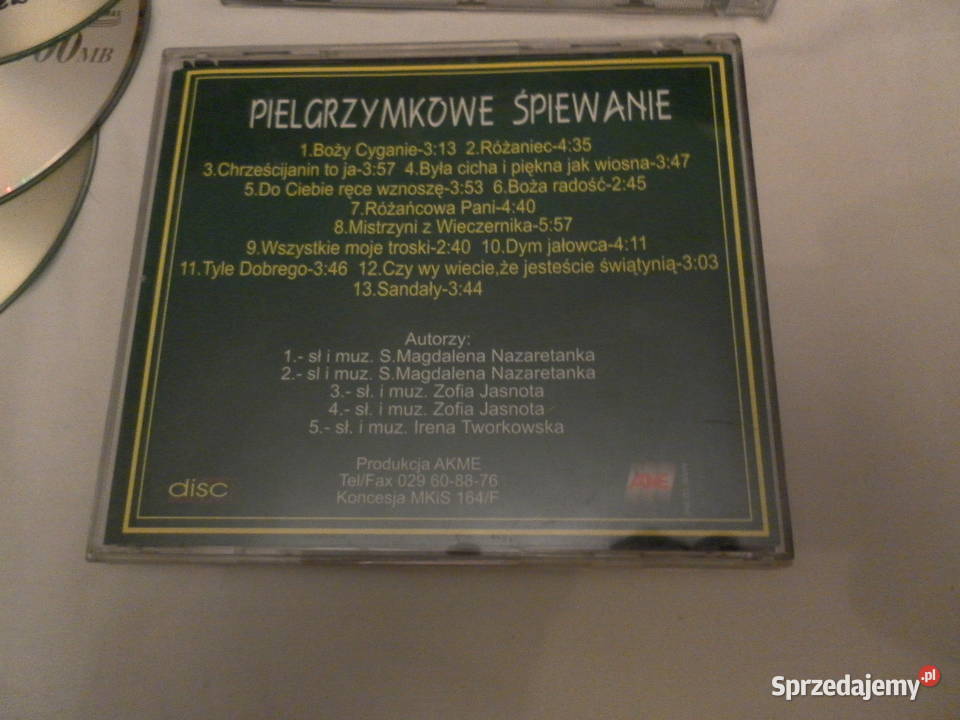 Pielgrzymkowe Śpiewanie Różokrzyż 5 CD Kraków