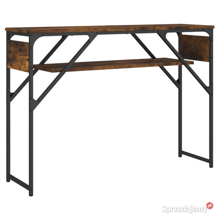 Stolik konsolowy przydymiony dąb 105x30x75