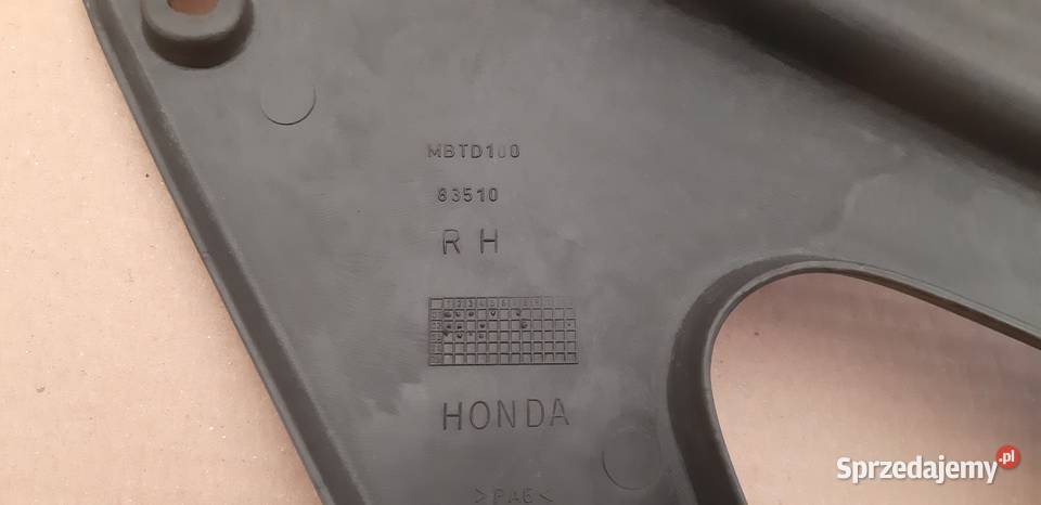 HONDA XL 1000 VARADERO OSŁONA PRAWA OWIEWKA Bieleń
