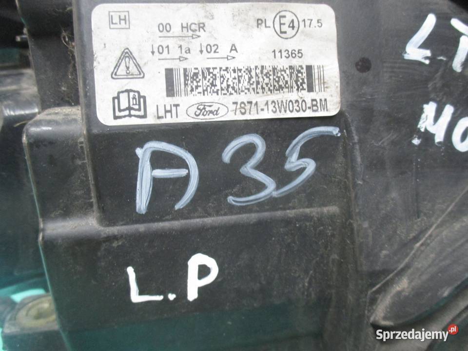 FORD MONDEO MK4 IV 10r lampa lewa przód ANGLIK