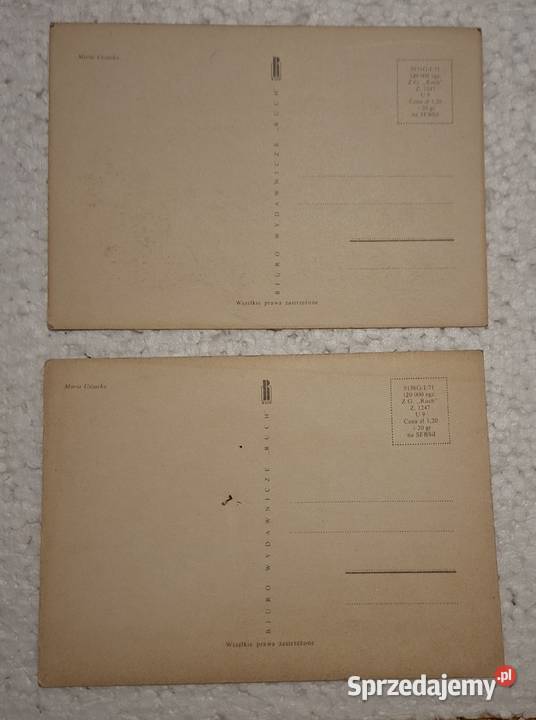 pocztówki świąteczne Maria Uszacka