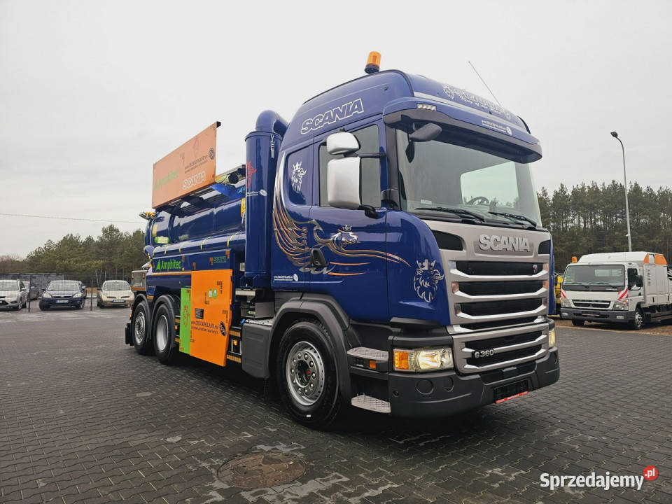 Scania Amphitec VORTEX ATEX Ładowarka próżniowa Daleszyce