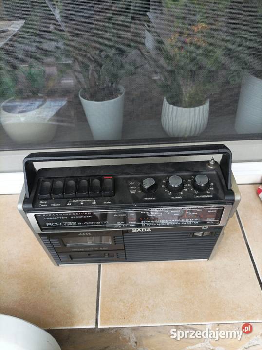 Saba RCR 722 automatic radiomagnetofon niemiecki Radioodtwarzacze mazowieckie Płock sprzedam